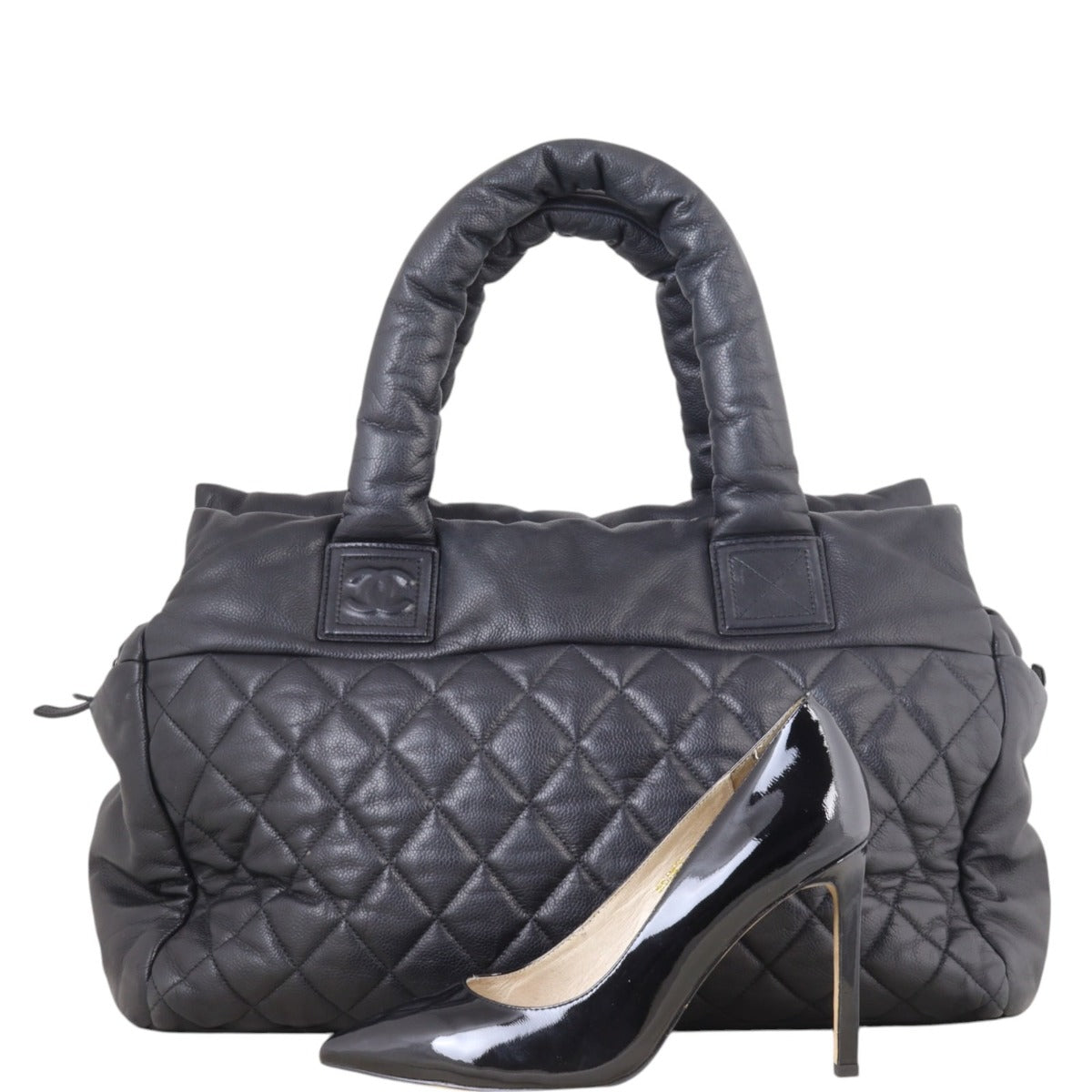 Chanel Coco Cocoon Leather Tote Large
