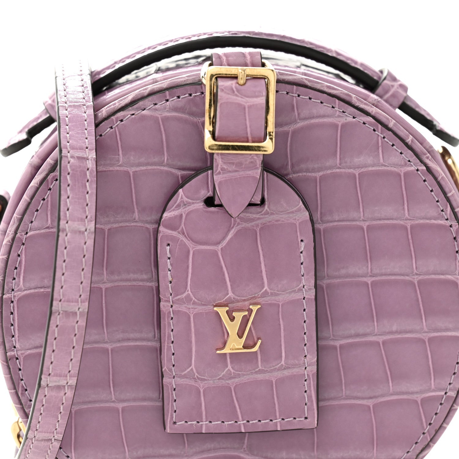 Alligator Mini Boite Chapeau Purple