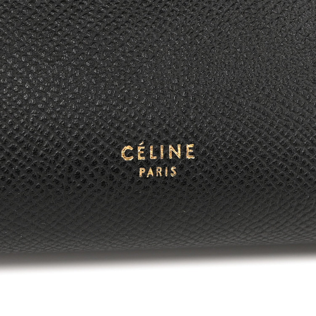 Grained Calfskin Mini Belt Bag Black