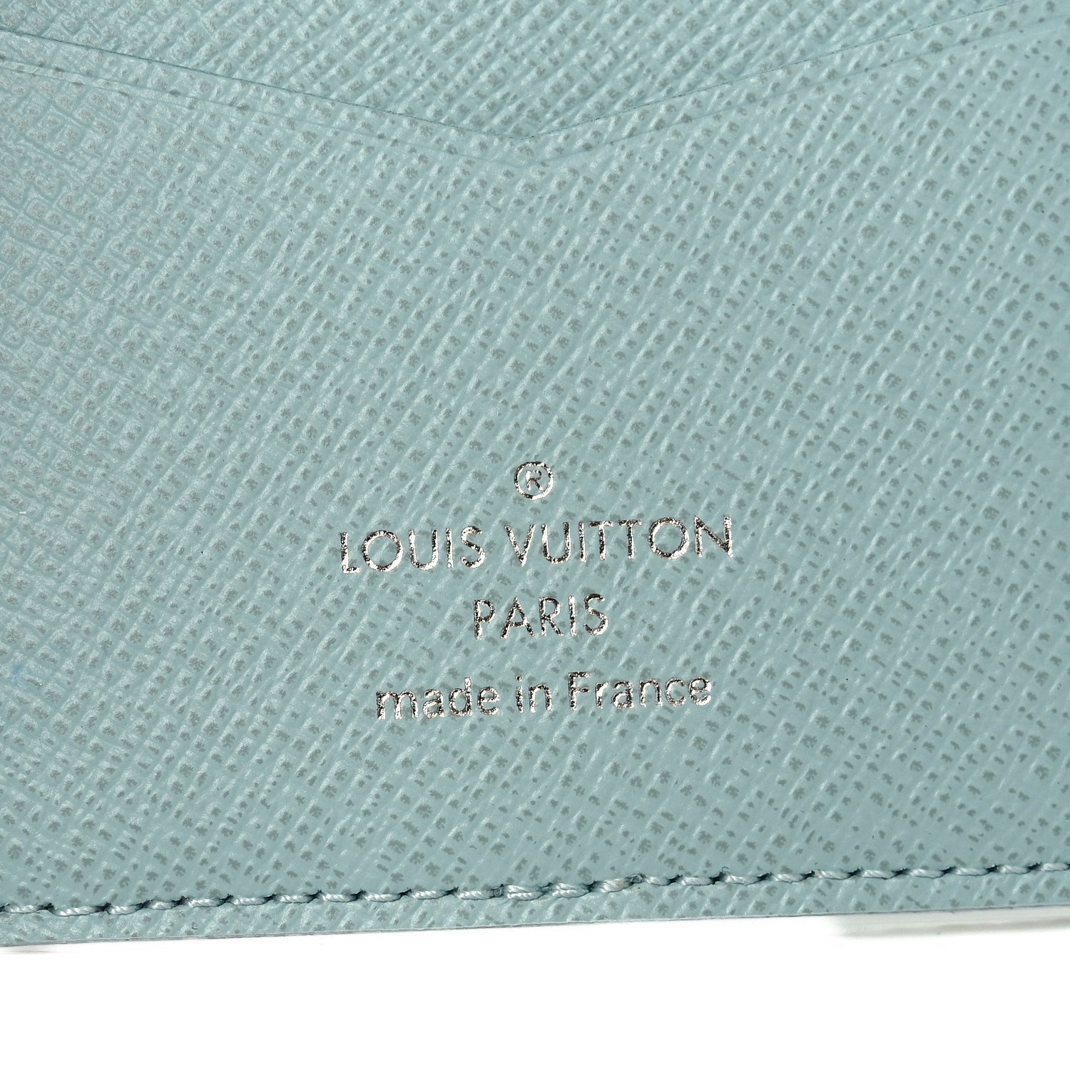 Monogram Aquagarden Pocket Organizer NM Crystal Blue
