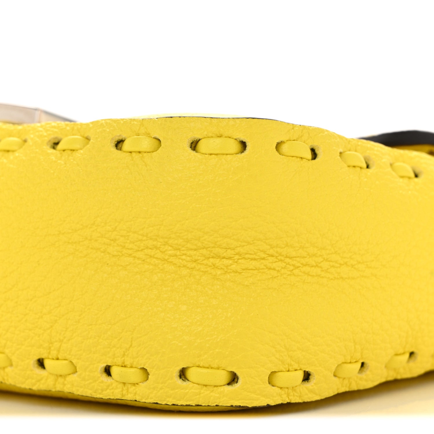 Cuoio Roma Sellerissima Nappa Sintetica Tape Stitch Mini Baguette  Pomelo