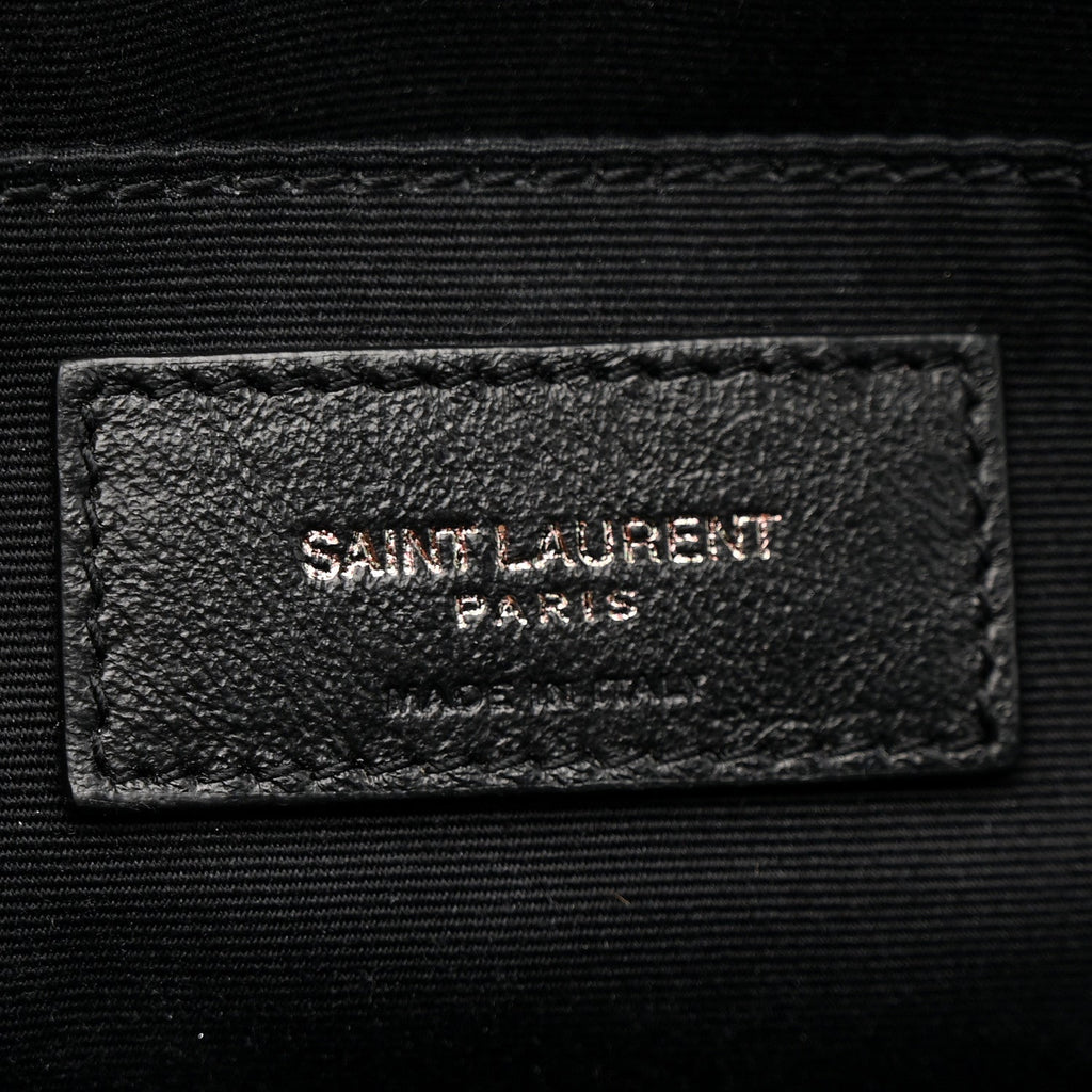 Calfskin Matelasse Monogram Monochrome Lou Camera Bag Black
