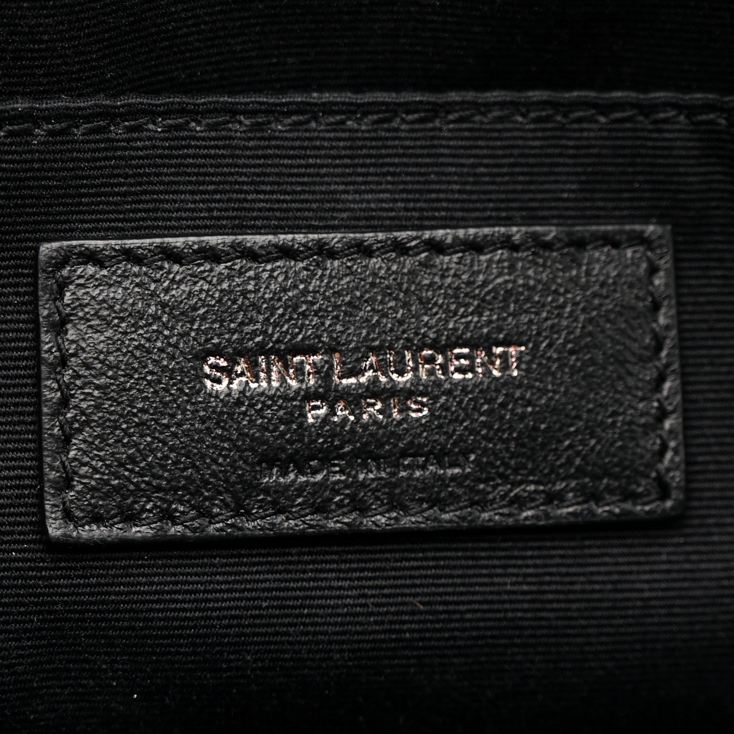 Calfskin Matelasse Monogram Monochrome Lou Camera Bag Black