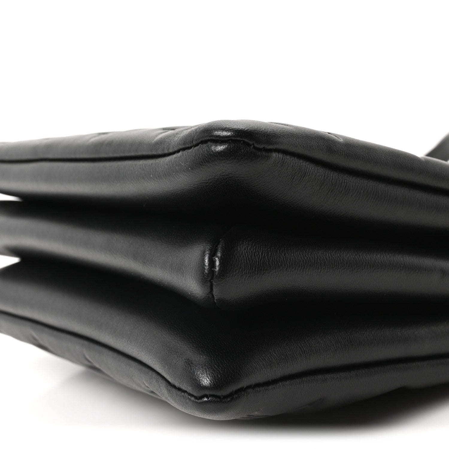 Lambskin Embossed Monogram Coussin BB Black