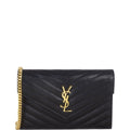 Saint Laurent Cassandre Envelope Chain Wallet