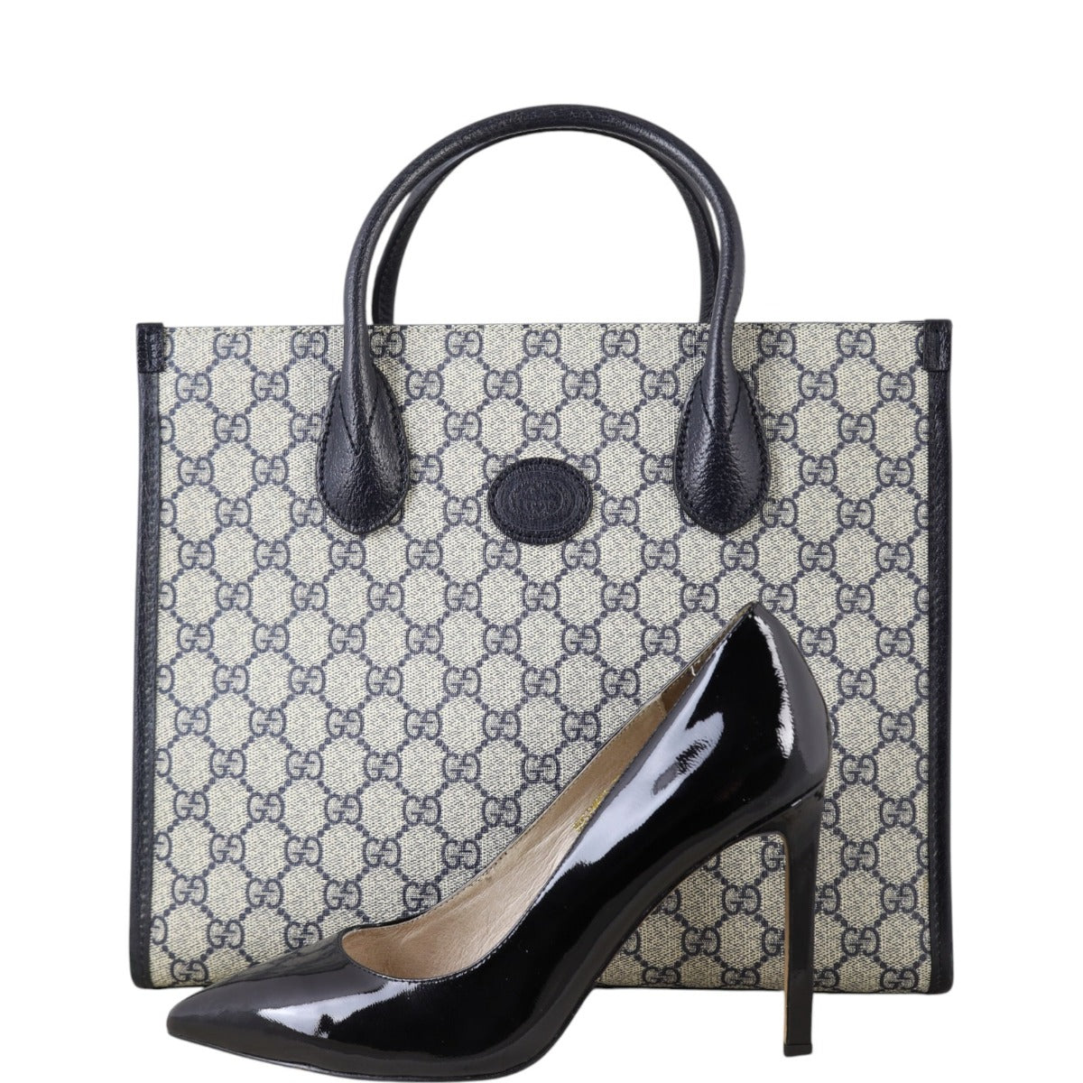 Gucci GG Supreme Interlocking G Tote Small