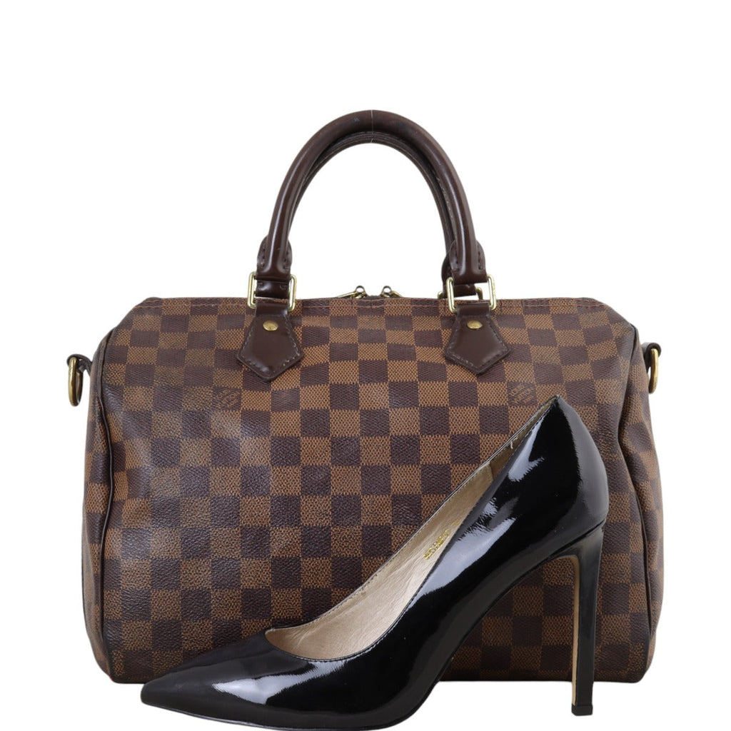 Louis Vuitton Speedy 30 Bandouliere Damier Ebene