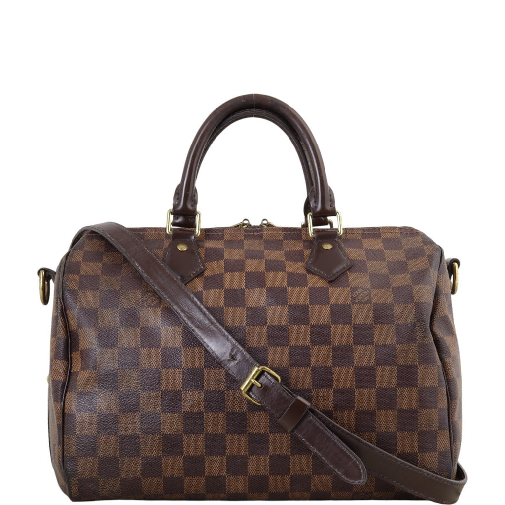 Louis Vuitton Speedy 30 Bandouliere Damier Ebene