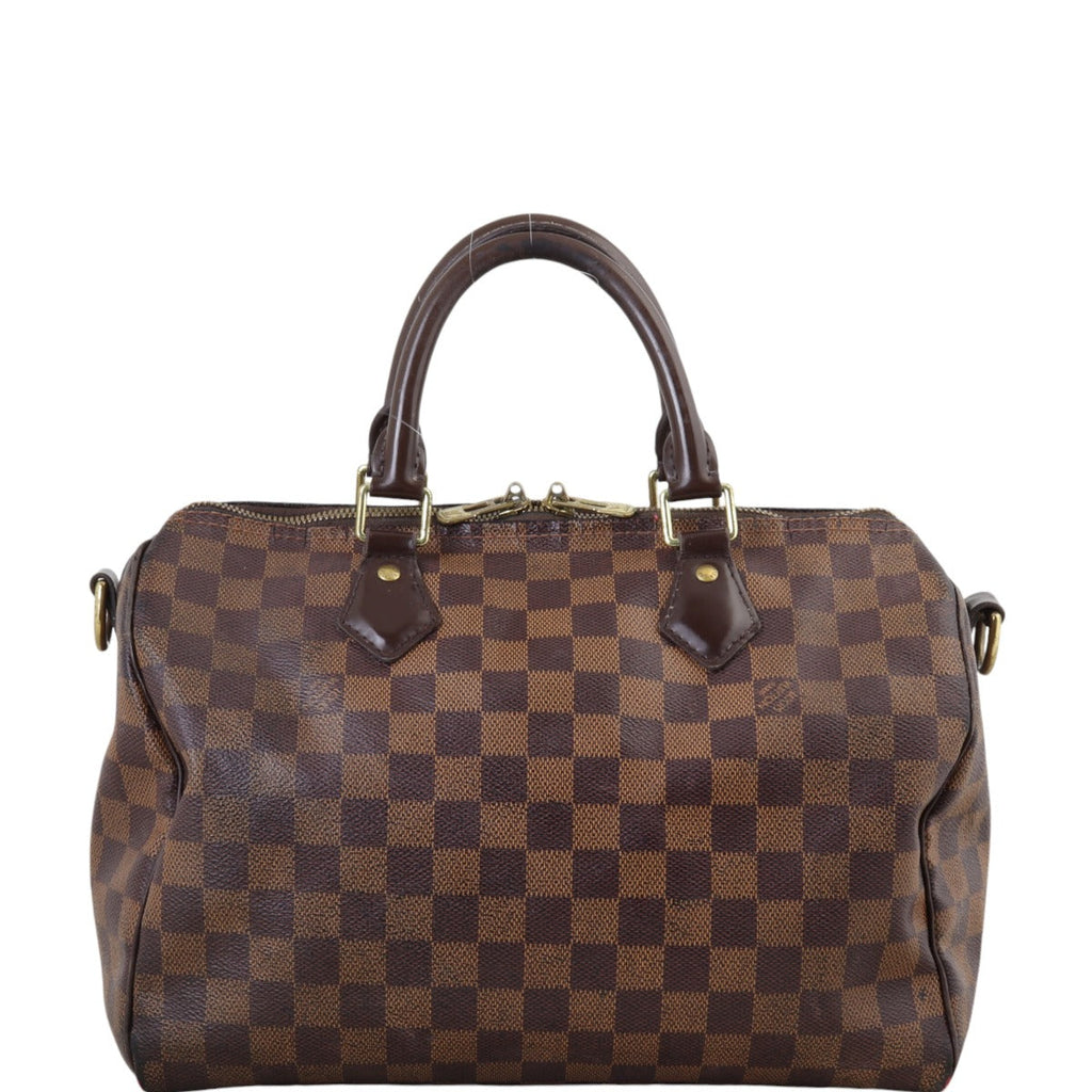 Louis Vuitton Speedy 30 Bandouliere Damier Ebene