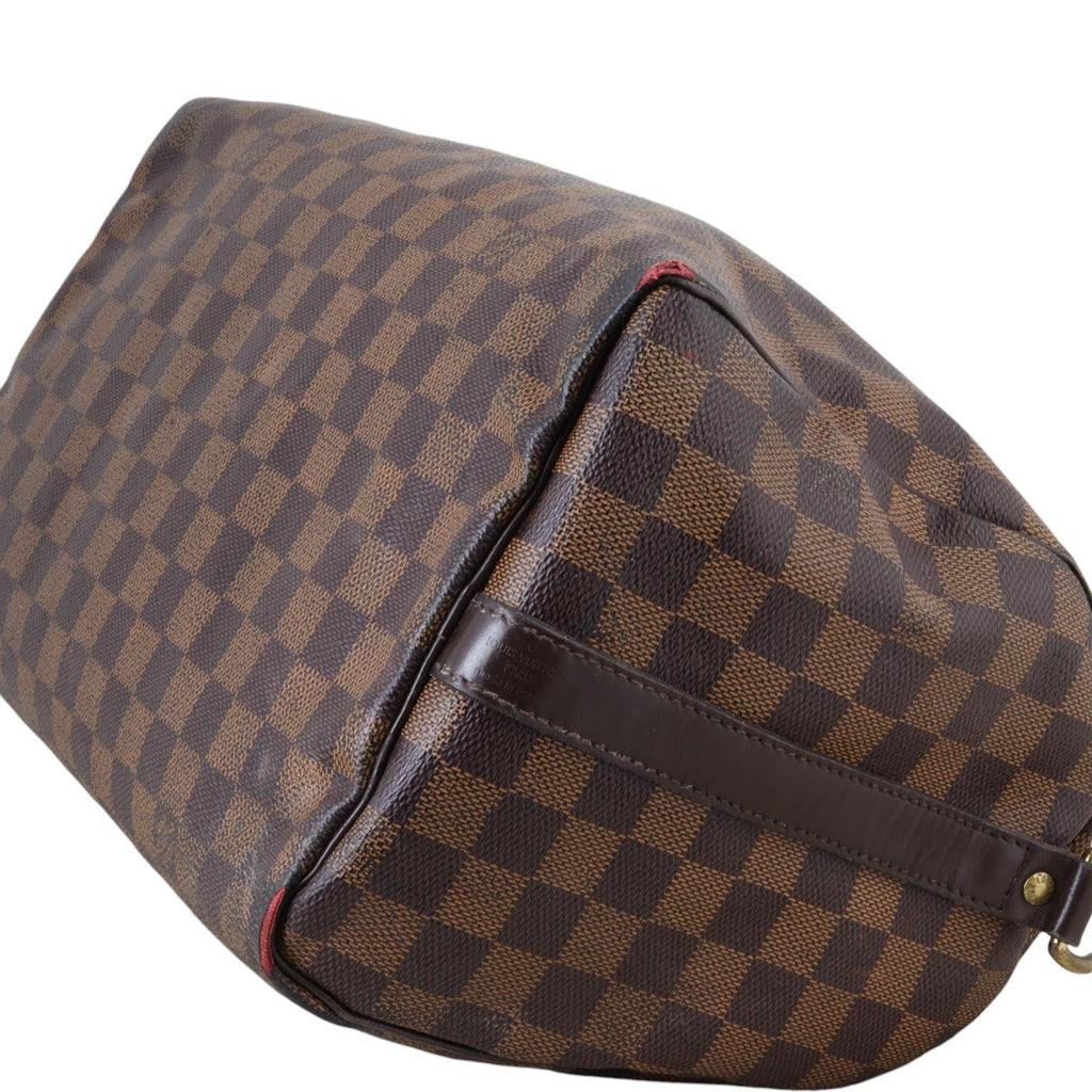Louis Vuitton Speedy 30 Bandouliere Damier Ebene