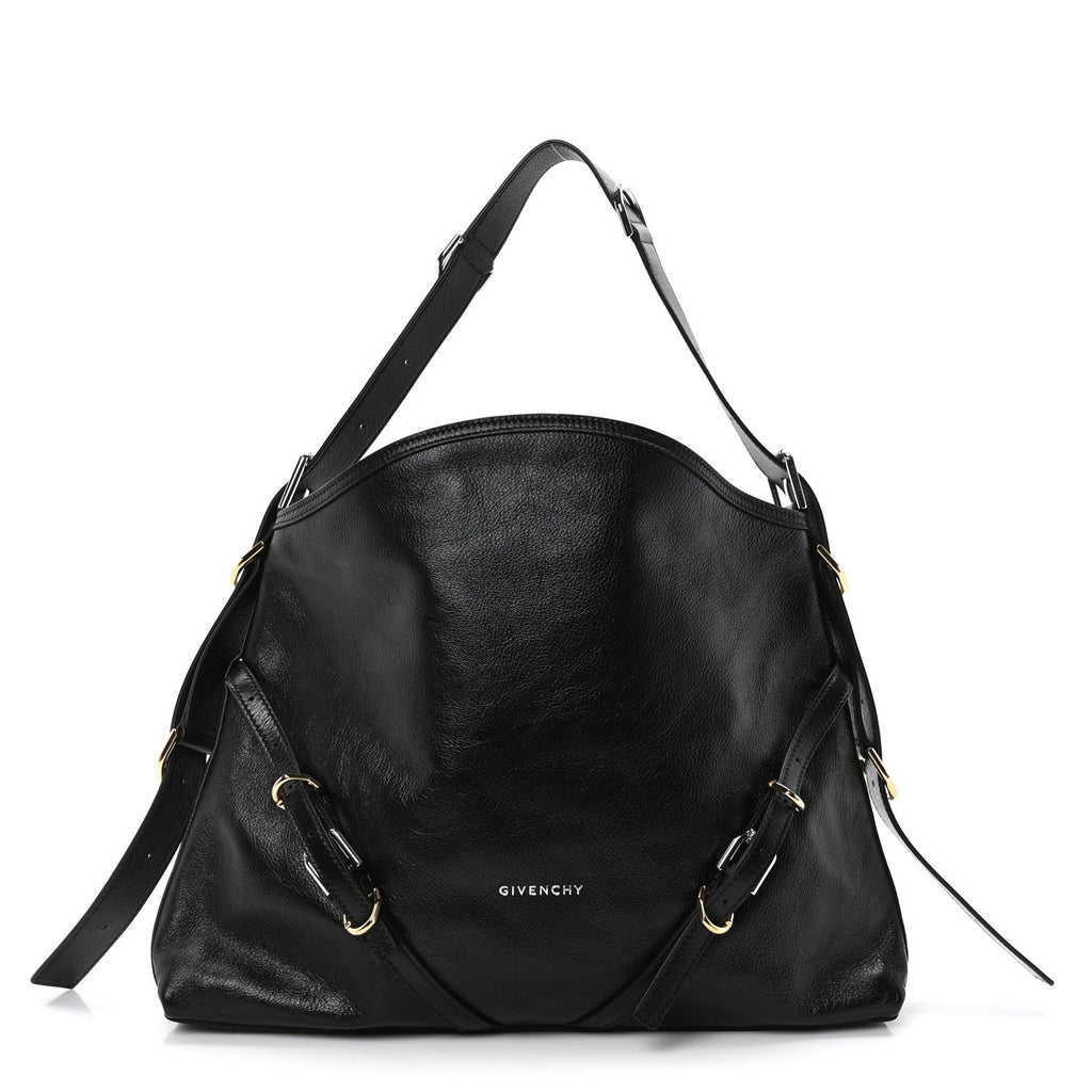 Calfskin Medium Voyou Bag Black