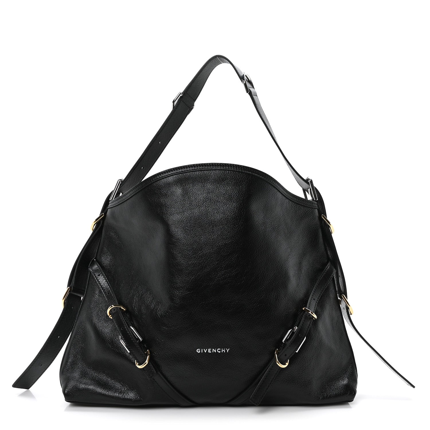 Calfskin Medium Voyou Bag Black