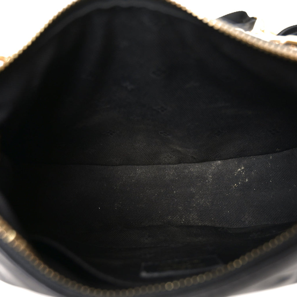Calfskin Bubblegram Over The Moon Black