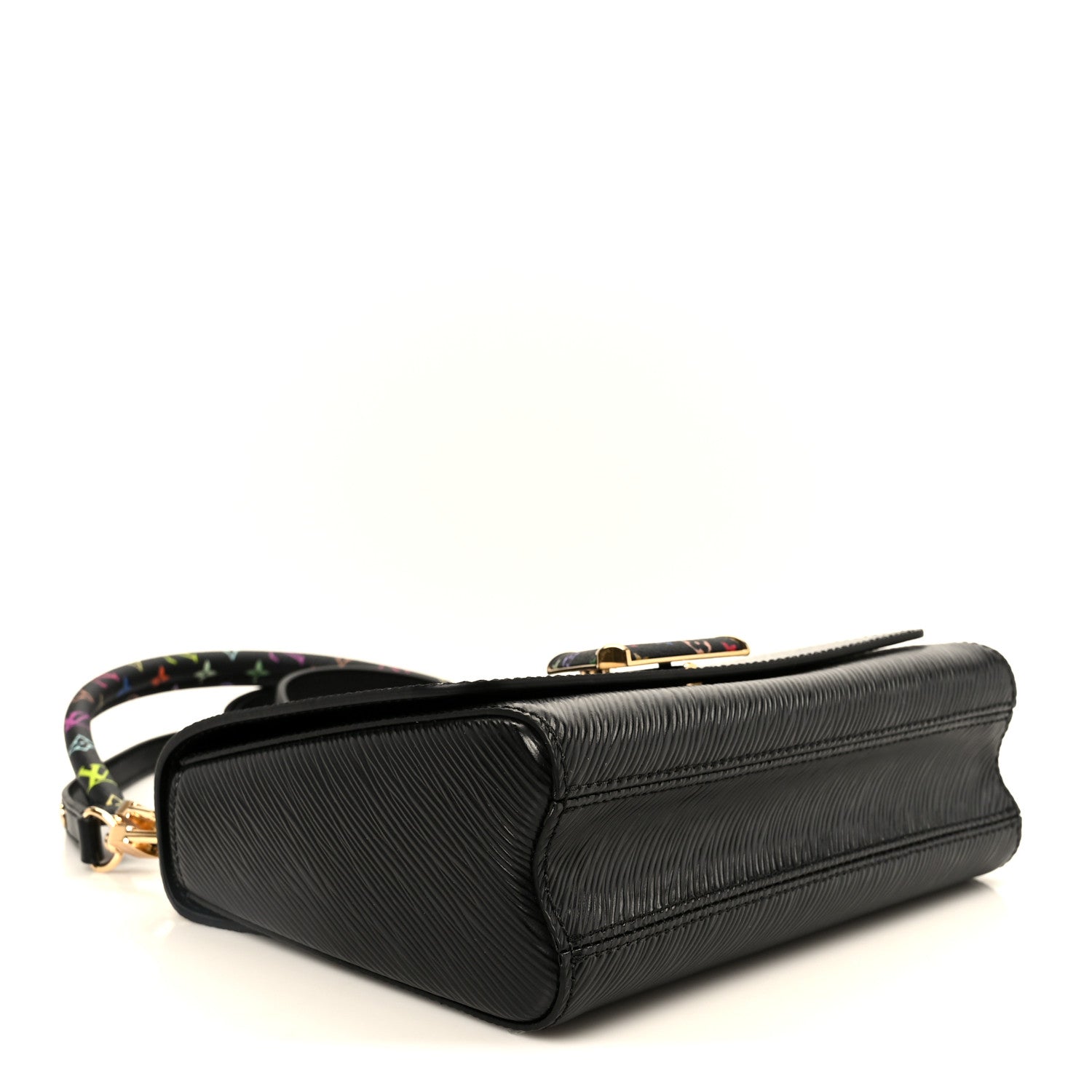 LV X TM Epi Twist MM Slim Shoulder Bag Black