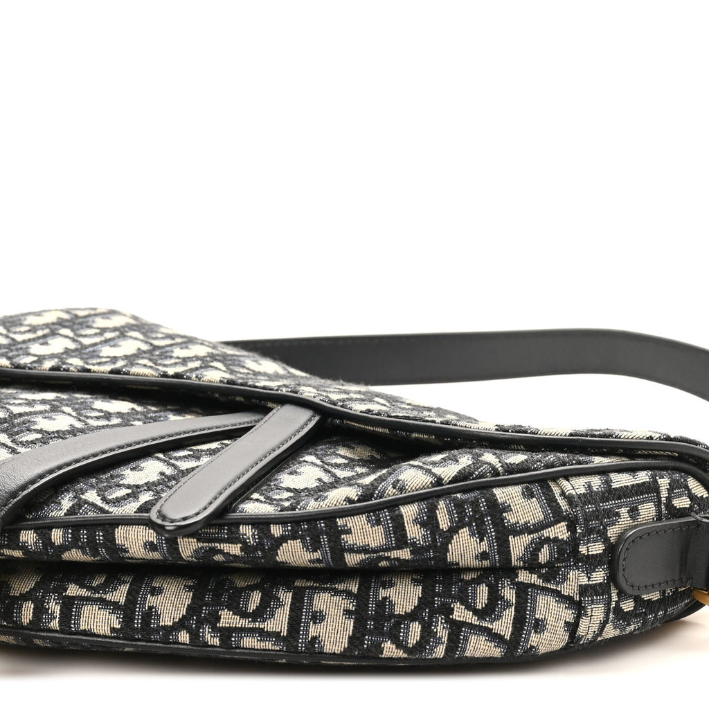 Oblique Saddle Bag Blue