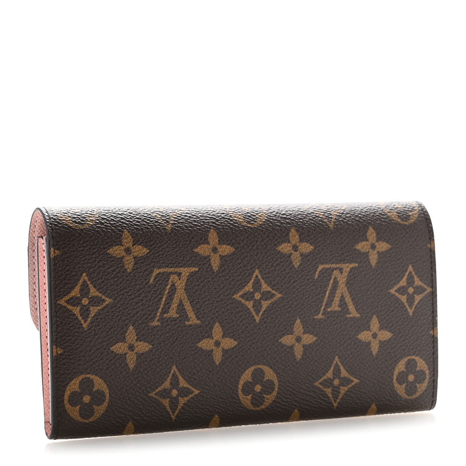 Monogram Emilie Wallet Rose Ballerine