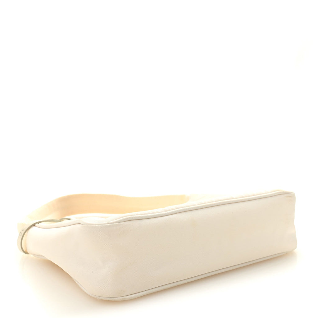 Tessuto Nylon Mini Re-Edition 2000 Bag White