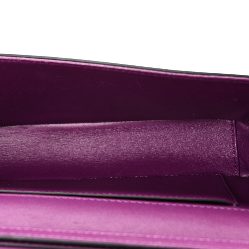 Calfskin Vlogo Loco Shoulder Bag Prune