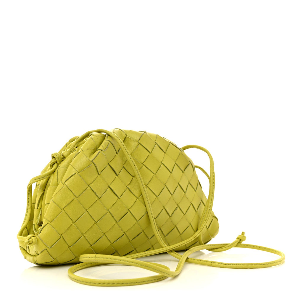 Nappa Intrecciato The Mini Pouch Kiwi