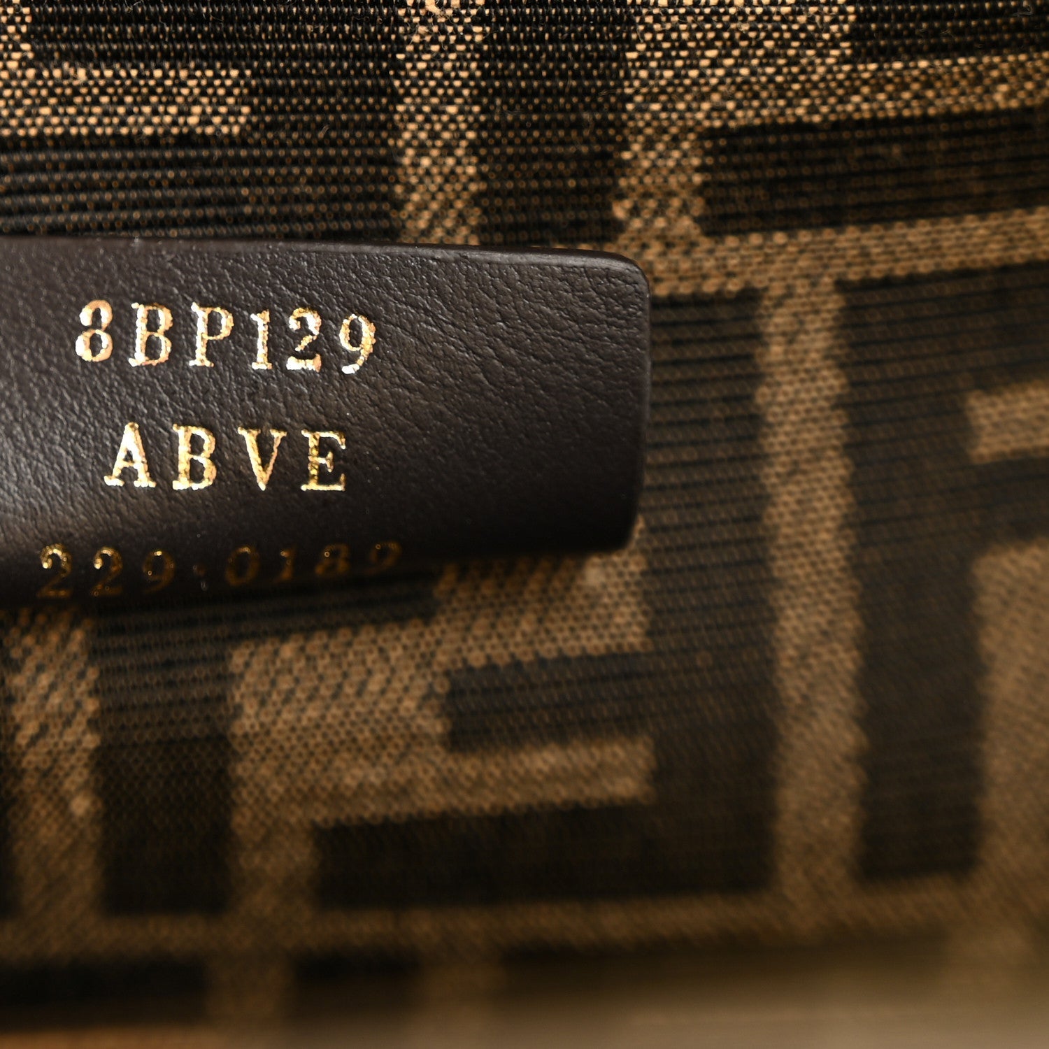 Shiny Nappa Small Fendi First Dove Gray
