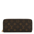 Monogram Clemence Wallet Rose Ballerine