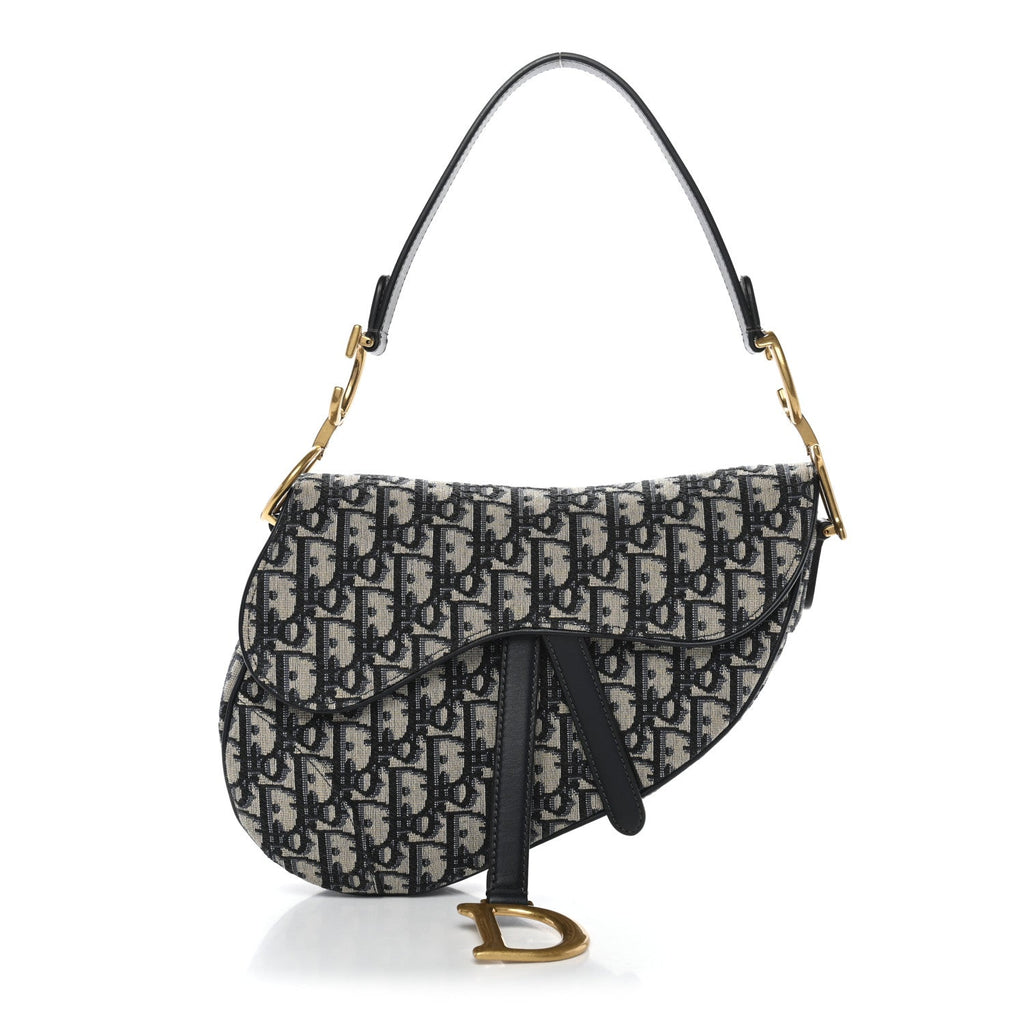 Oblique Saddle Bag Blue