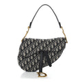 Oblique Saddle Bag Blue