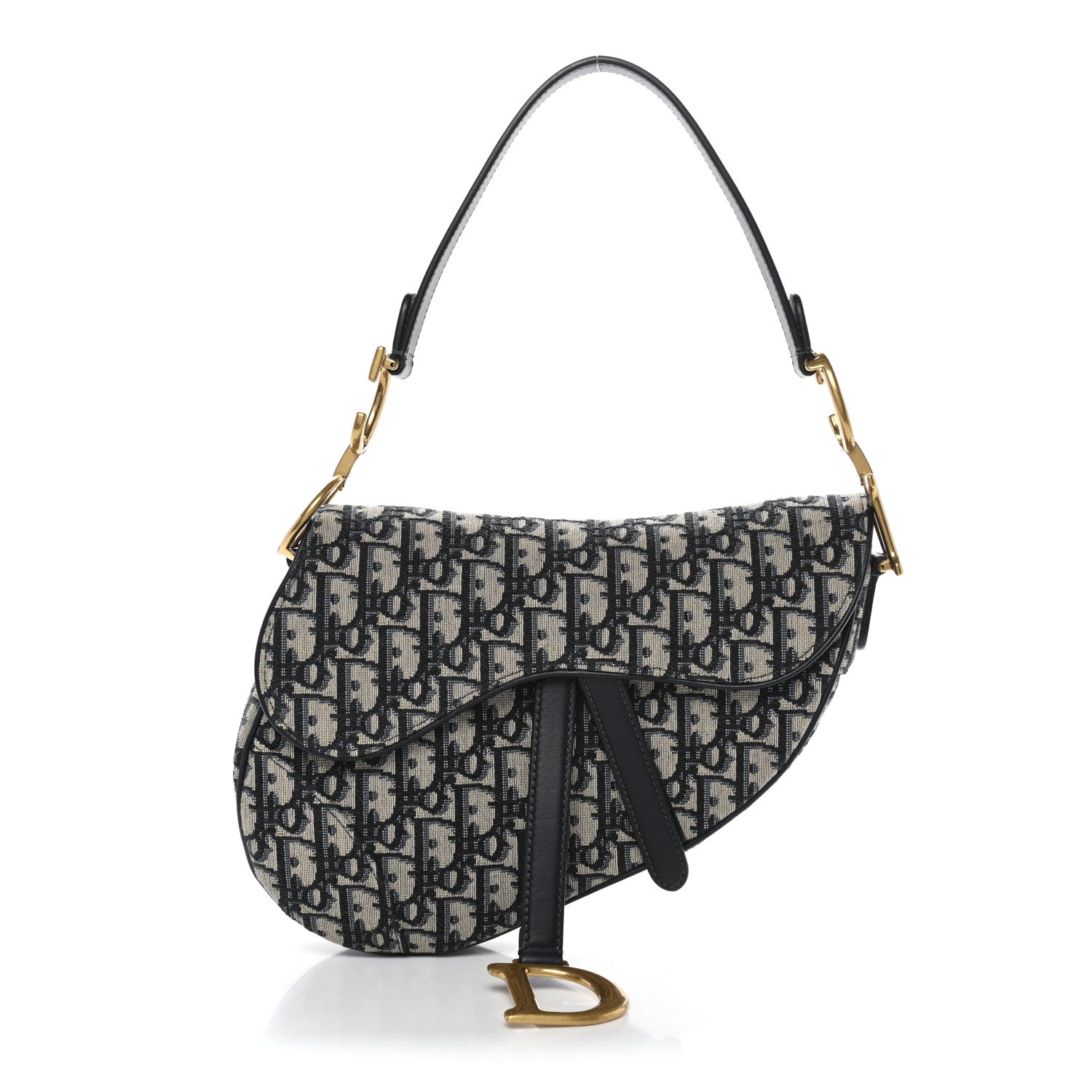 Oblique Saddle Bag Blue