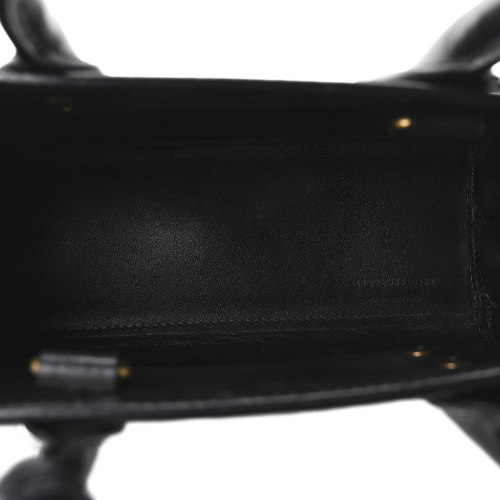 Calfskin Nano Sac De Jour Black