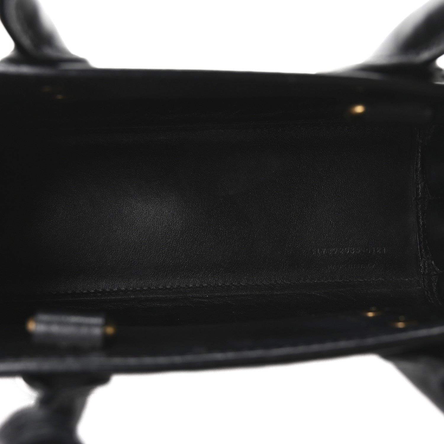 Calfskin Nano Sac De Jour Black