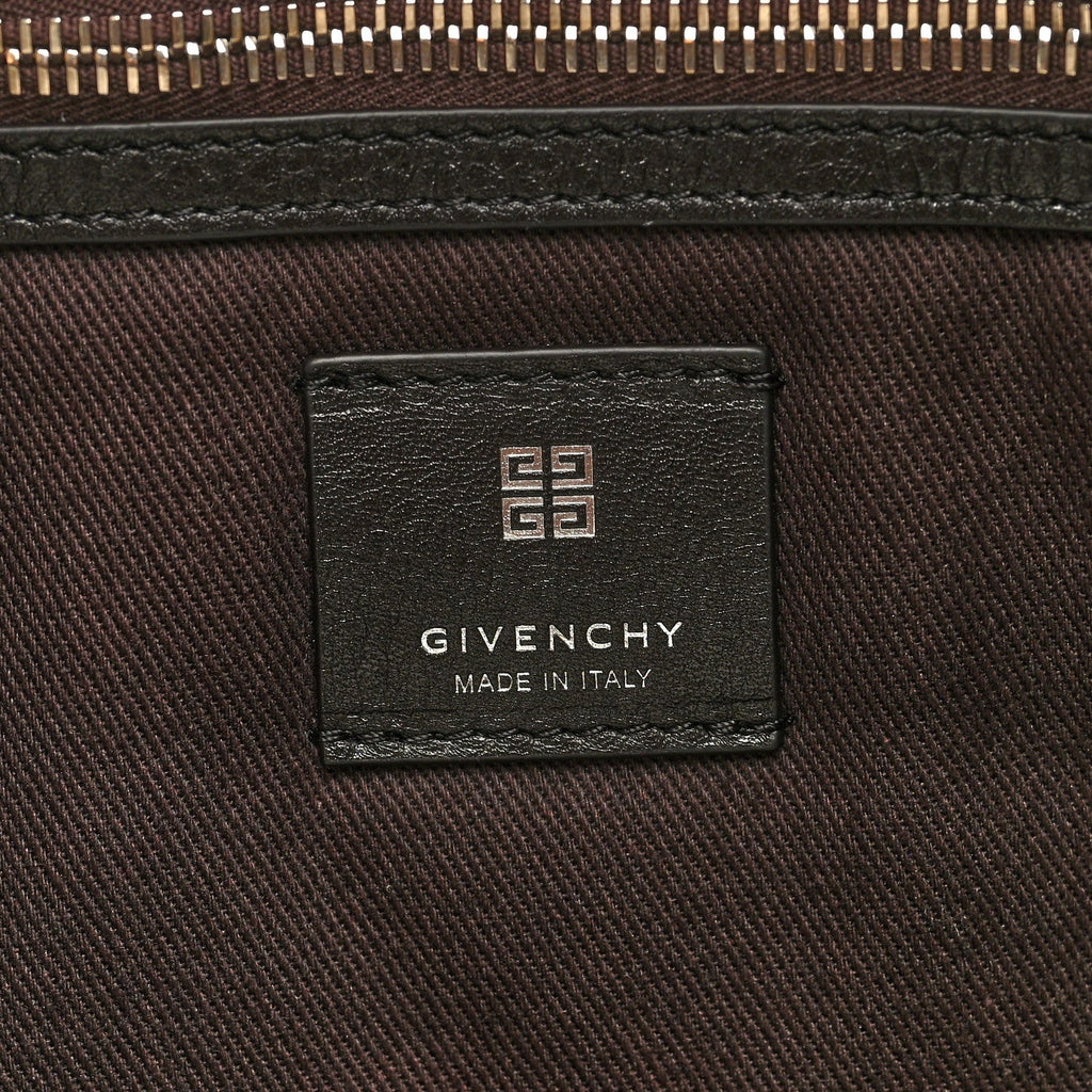 Calfskin Shearling Large Voyou Bag Chocolate