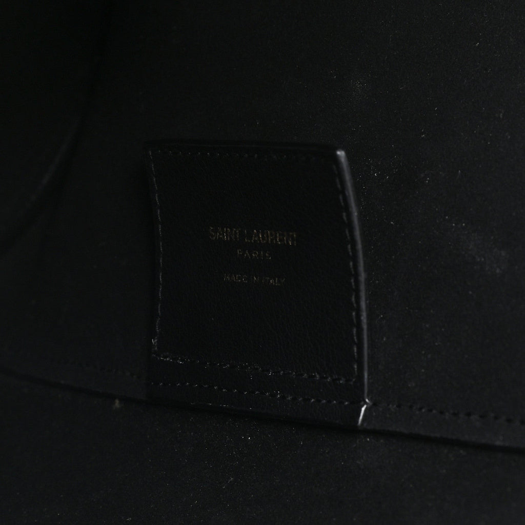 Calfskin Large Shopping Tote Black