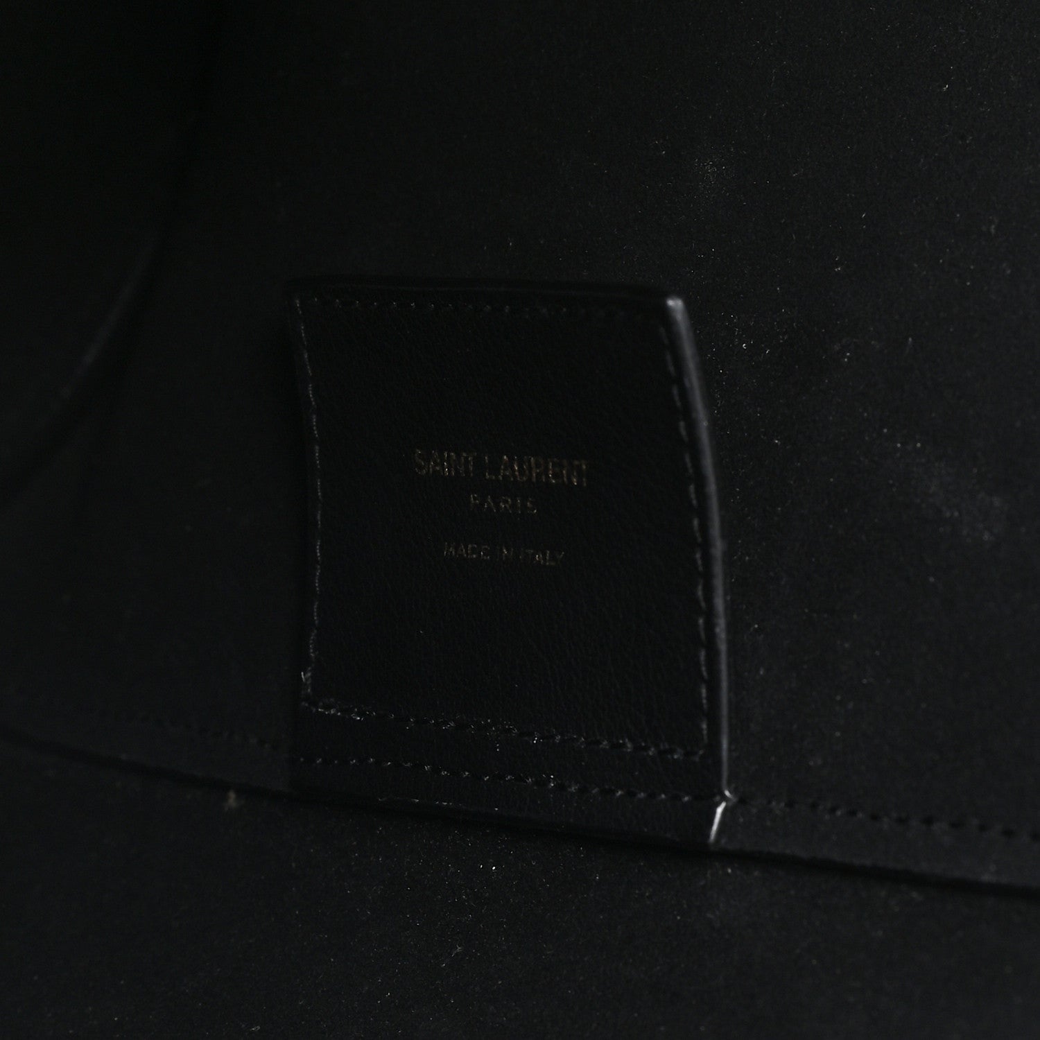 Calfskin Large Shopping Tote Black