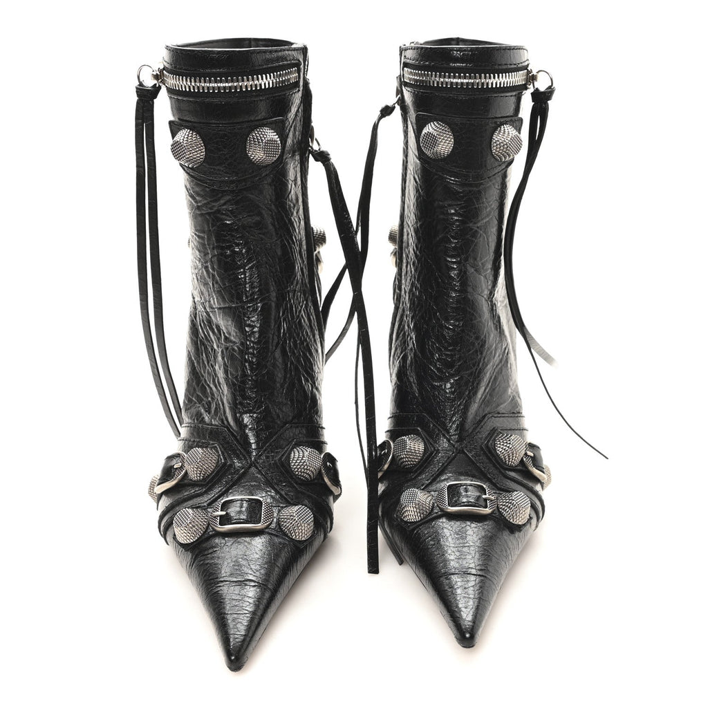 Agneau Arena Cagole 70mm Ankle Boots 35 Black
