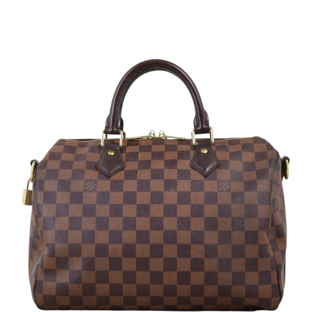 Louis Vuitton Speedy 30 Bandouliere Damier Ebene