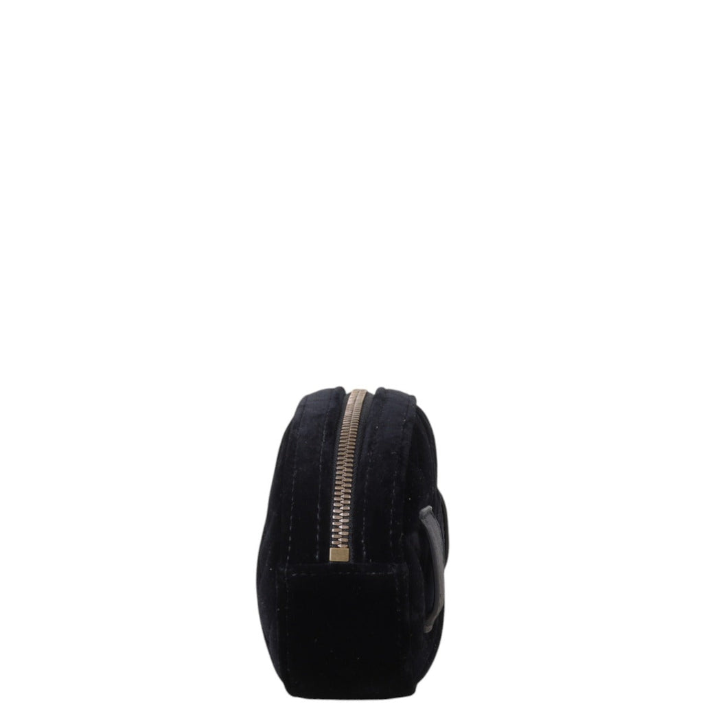Gucci GG Marmont Matelasse Velvet Belt Bag