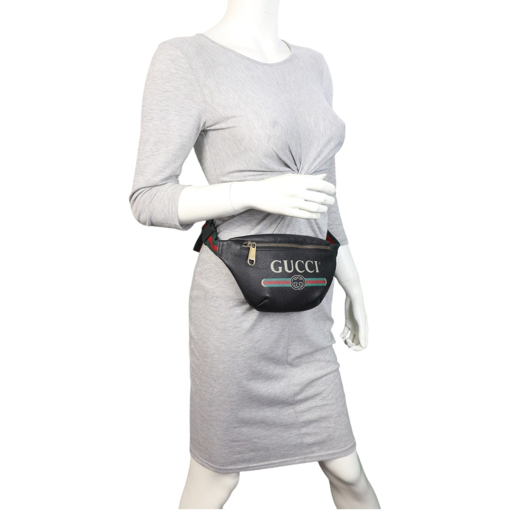 Gucci Retro Logo Web Belt Bag