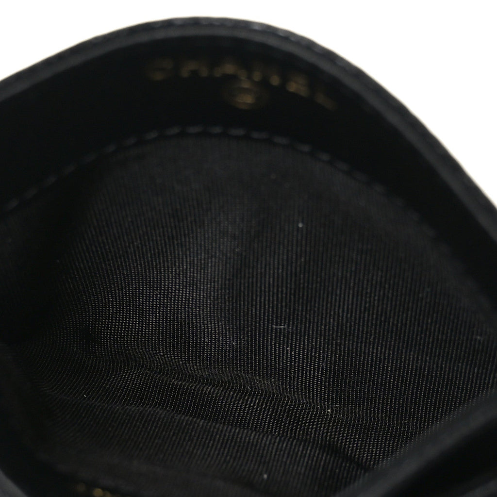 Caviar Quilted Boy  Holder Black