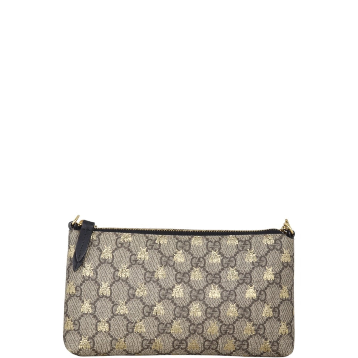 Gucci GG Supreme Monogram Bees Chain Pouch