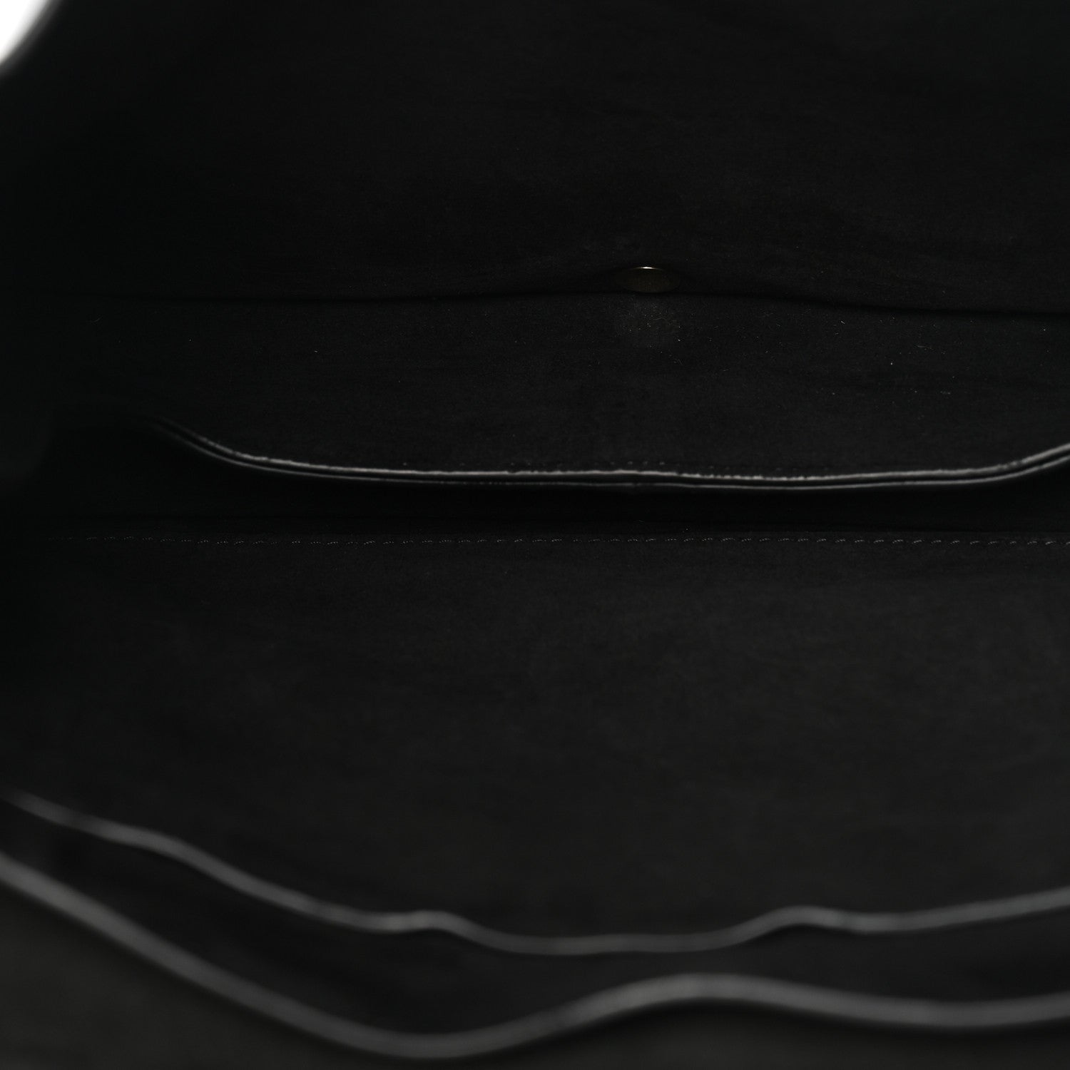 Shiny Lambskin Soft Triomphe Besace Bag Black