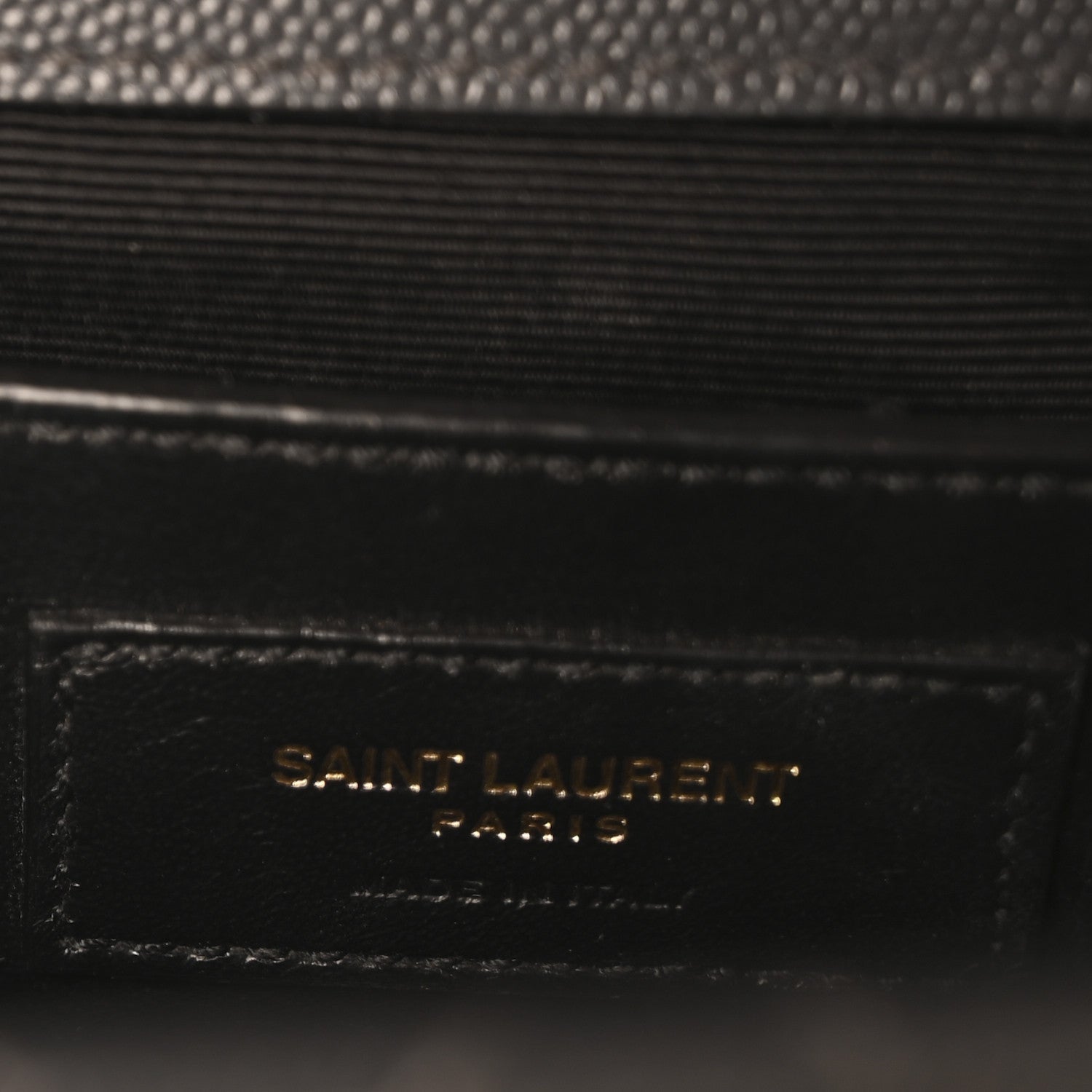 Grain De Poudre Textured Mixed Matelasse Triquilt Medium Monogram Satchel Dark Smog