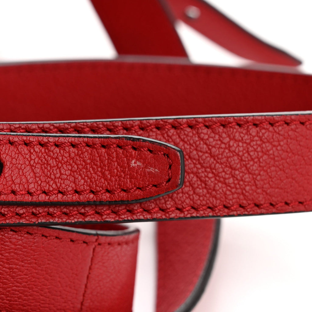 Sugar Goatskin Mini Antigona Red