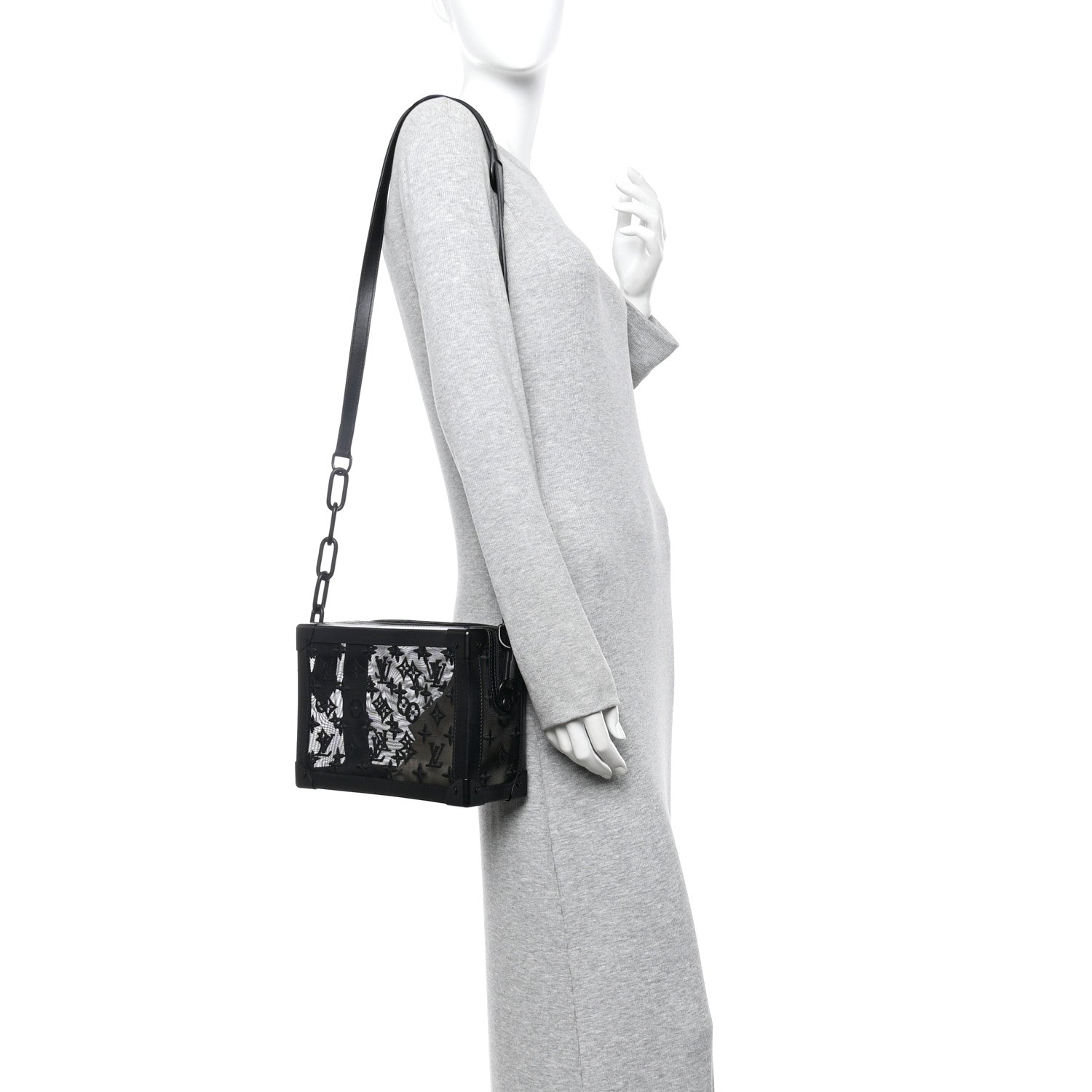 Monogram See Through Soft Trunk Black