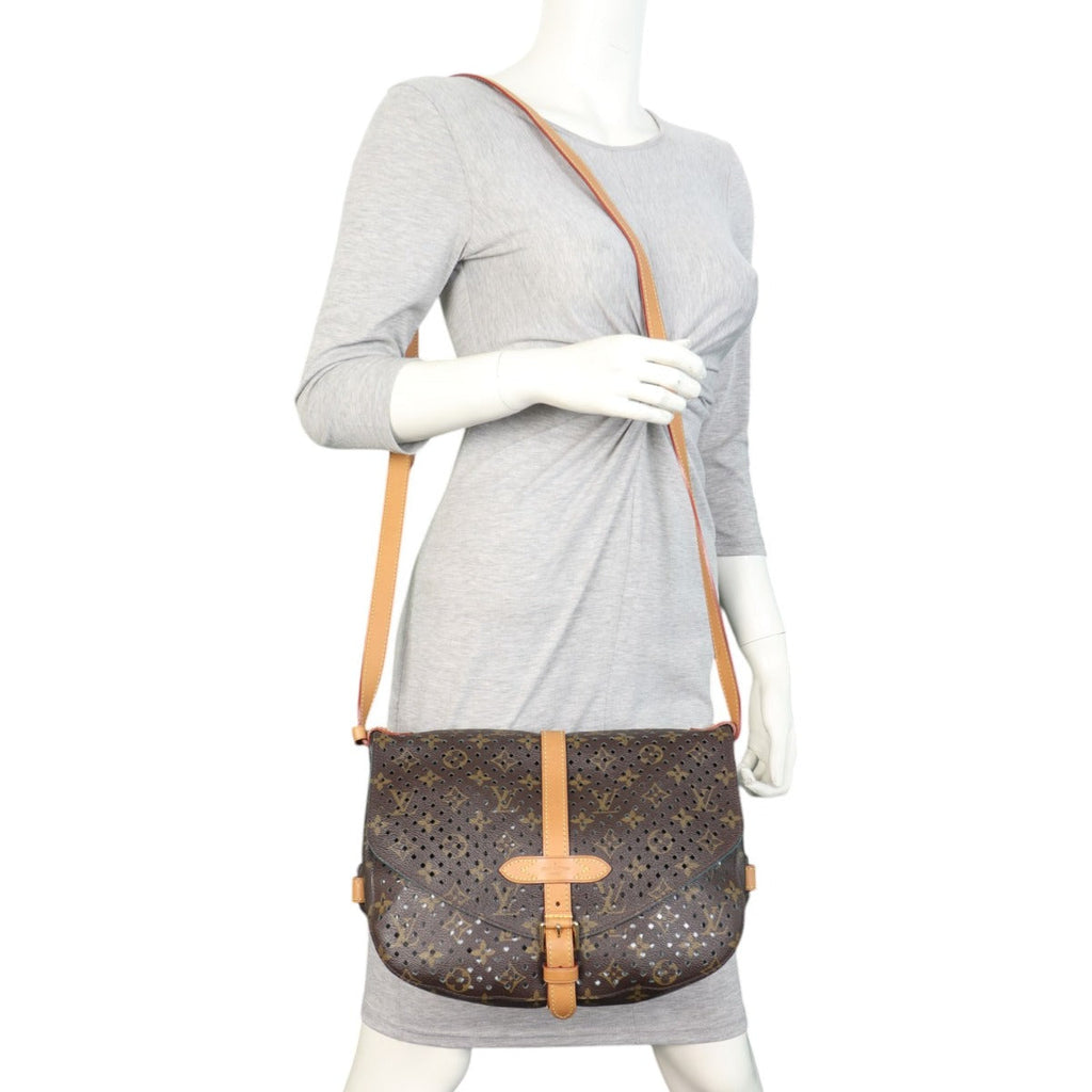 Louis Vuitton Saumur 30 Perforated Monogram