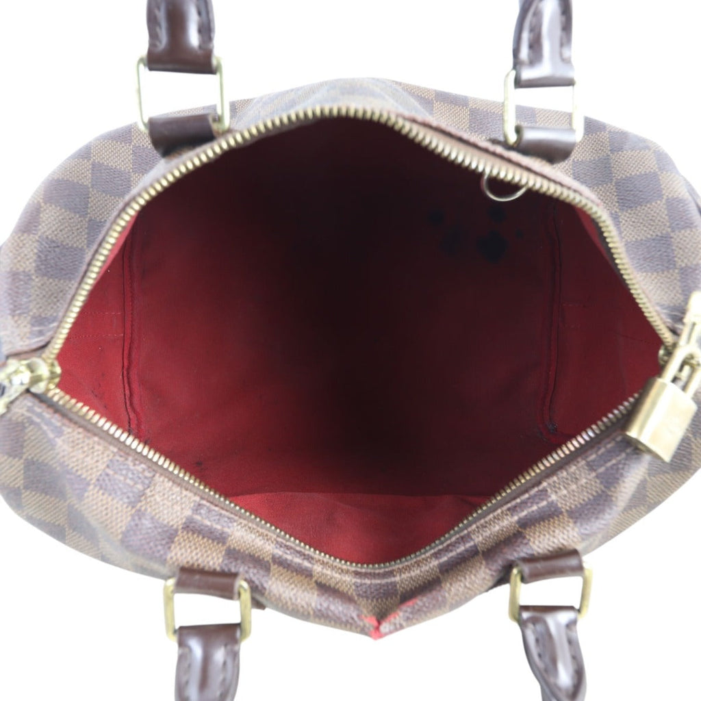 Louis Vuitton Speedy 30 Bandouliere Damier Ebene