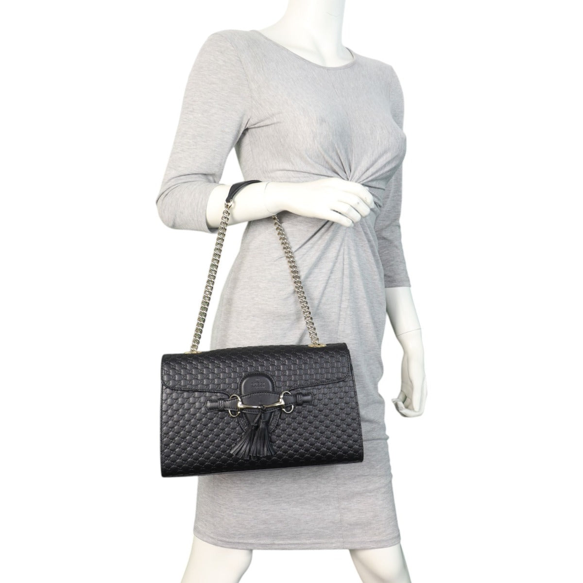 Gucci Emily Microguccissima Medium Chain Shoulder Bag