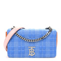 Lambskin Quilted Small Lola Bag Cyan Blue Orange Pink