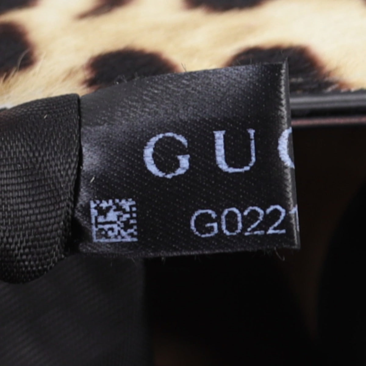 Gucci Sylvie Top Handle Medium Bag Leopard Calf Hair