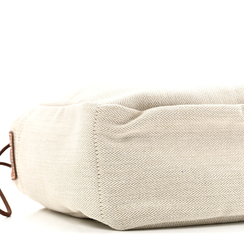Canvas Barenia Fourbi 25 MM Pouch Naturel Fauve