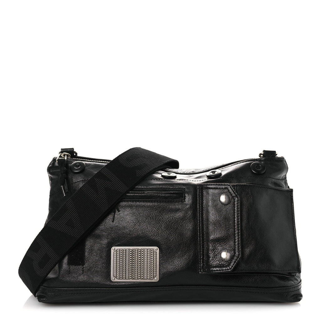 Goatskin The Large Cargo Bag Black